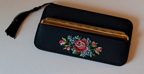 Vintage petit point taschenset - vintage,