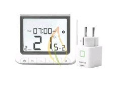 Salus Funk-Raumthermostat Set Digital Thermostat RT520TX mit Funk Stecker +Bonus