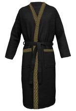 HERREN BADEMANTEL B-WARE WAFFELPIQUE KIMONO STYLE GR. 4XL (1515-Ki-FO-469