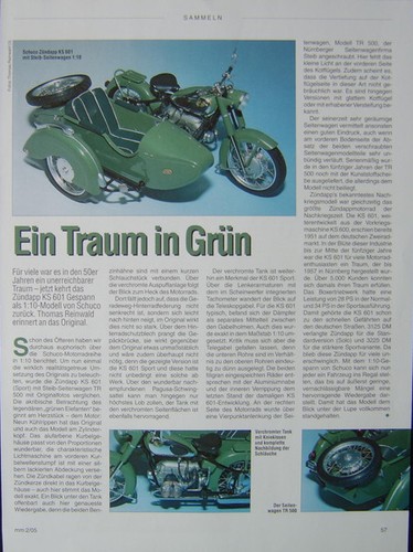 Zündapp 601 gespann in - ks,