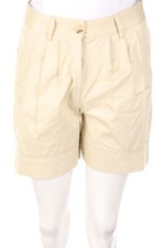 APART Faux Leather Shorts Cotton D 32 light beige