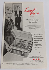 luxor radio eswe tesla alter Prospekt Werbeprospekt