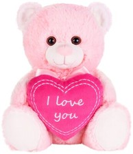 Rosa teddybär kuscheltier mit - kuscheltier,