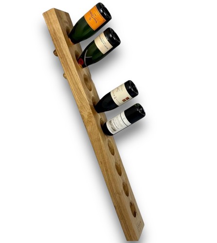 Weinregal massives holzregal - weinregal,
