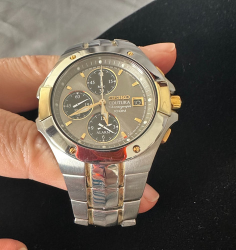 Seiko coutura chronograph 100m - chronograph,