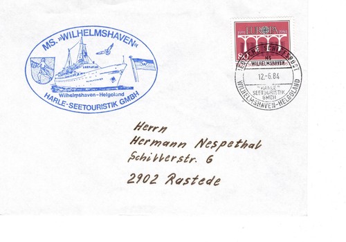 Schiffspost wilhelmshaven - schiffspost,