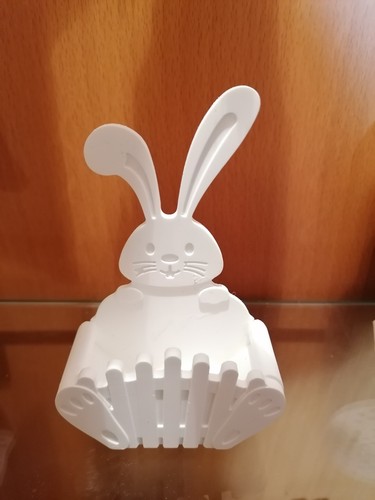Osterhase dekofigur gegossen - osterhase,