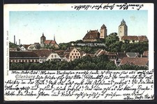 Goldfenster-AK Eilenburg