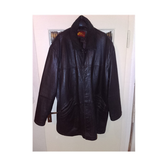 Cazador herren leder mantel - herren,