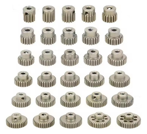 Aluminium motorritzel 64dp - aluminium,