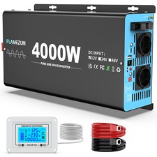 4000W 8000W Reiner Sinus Wechselrichter 12V zu 230V Spannungswandler Inverter DE