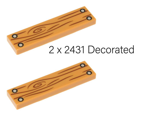 Lego 1x4 fliese 2431pb652 - lego®,