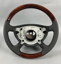Original Lenkrad Mercedes E W211 Holz Wurzelnuss dunkel für Elegance Ausstattung