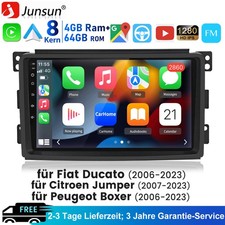 8-Kern Carplay Android Autoradio GPS Navi 4+64GB Für Smart Fortwo 451 2005-2010