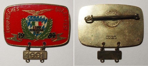 Abzeichen europäisches moto - abzeichen,