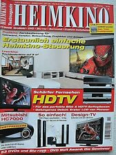 HEIMKINO 11/08, MITSUBISHI HC 7000,MORDAUNT ALUMNI 5.2,TEUFEL LT 2+R SET 1,AUDIO