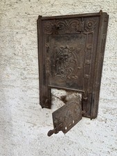 Gusseisen Wandplatte Ofen/Kaminplatte- Motive Rose