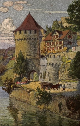 Künstler schlatter ernst - ak,