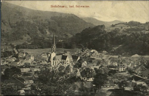 Schoenau schwarzwald 1908 - schwarzwald,
