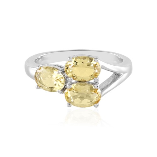 Cavill gelber beryll - gelber, ring