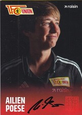 Aileen POESE - 1.FC Union Berlin 2025/26, Cheftrainerin, Original-Autogramm!