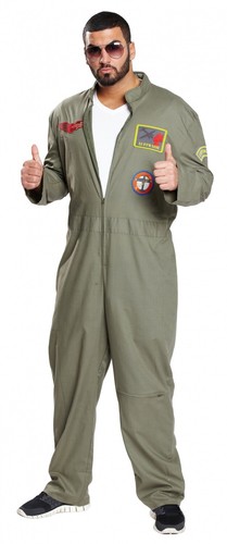 Pxp 14622 kampfpilot kostüm - -,