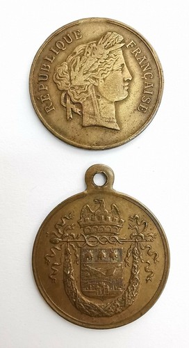 Paket wertmarken frankreich - paket, 2