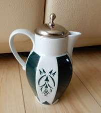 C. E. Carstens Art Déco Keramik  Kakao Kanne / Teekanne um 1920 /30