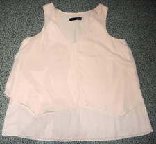 Damen Chiffonbluse ärmellos