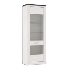 Vitrine pinie weiß - -,