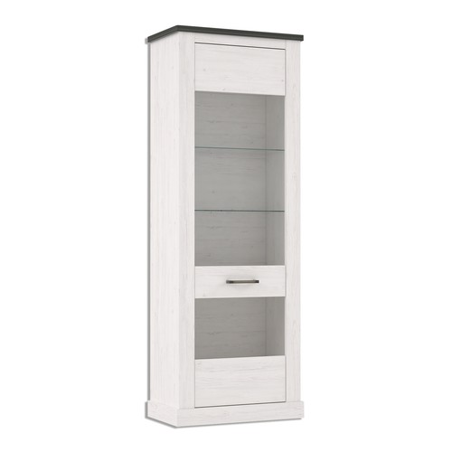 Vitrine pinie weiß - vitrine,