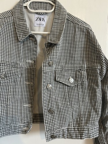 Zara damen jacke kurz kariert - zara,