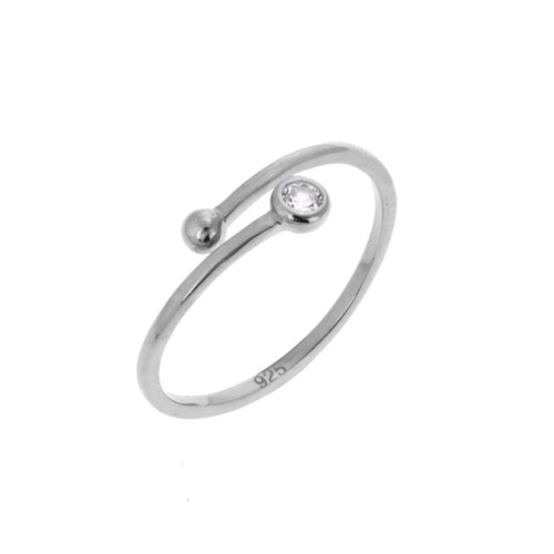 Sterlingsilber rund klar - rund,