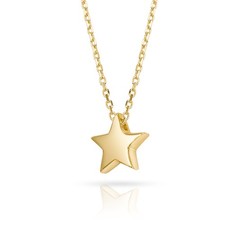 Collier Halskette Stern Gold