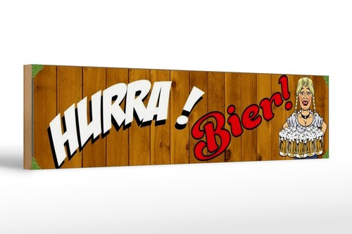 Holzschild spruch 46x10 - holzschild, cm