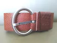 Luxus Leder Gürtel Echt Leder 6cm Breit Rotbraun Hüftgürtel