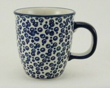 B-Ware Bunzlauer Keramik Tasse MARS, Becher, blau/weiß - 0,3 Liter, (K081-MAGD)