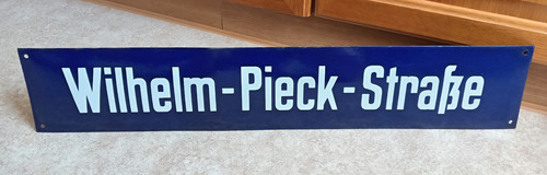 Altes emailleschild schild - altes,