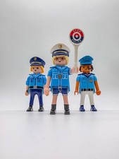 Playmobil® Figuren-Set Polizei Team Trio mit Kelle nerdycustom MOC Edition