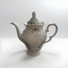 Teeservice für 6 Personen Wawel Rosen Goldrand Porzellan ohne Teller 