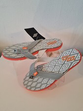 Umbro Damen Zehentrenner Sandalen Badelatschen Schuhe Grau/Neon Orange Gr. 37-41
