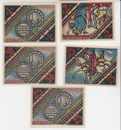 Kompl serie banknoten - kompl., 5