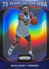 2021-22 Panini Prizm 75 Years Of The NBA MOSES MOODY Golden State Warriors