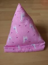 Tablet Kissen Tablethalter  Buchkissen Buchstütze  Lama rosa  Handmade
