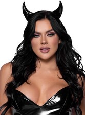 Teufelshörner schwarz Kostüm