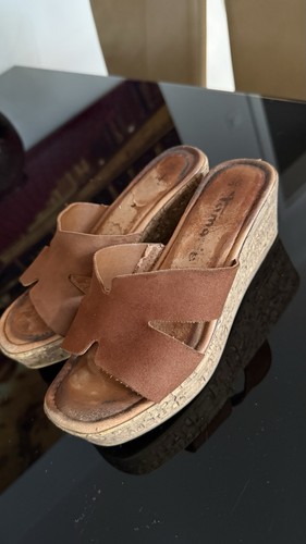 Tamaris kork latschen wedge - tamaris,