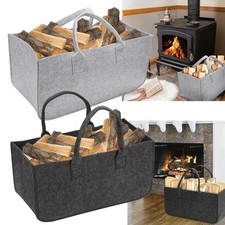 2-6x Filztasche Filzkorb Filz-Shopper Aufbewahrungskorb Kaminholz Tasche Kiste