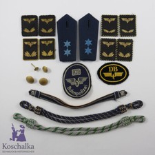 Vintage BRD Bahnpolizei / Eisenbahn Uniform Konvolut (5443EB)