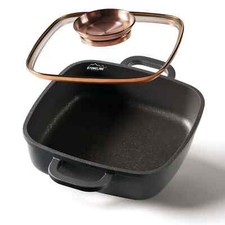 STONELINE® 20x20cm Eckpfanne Roségold Servierpfanne Induktion Pfanne 22337IIWahl