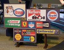 Slotcar Rennbahn DEKORATION